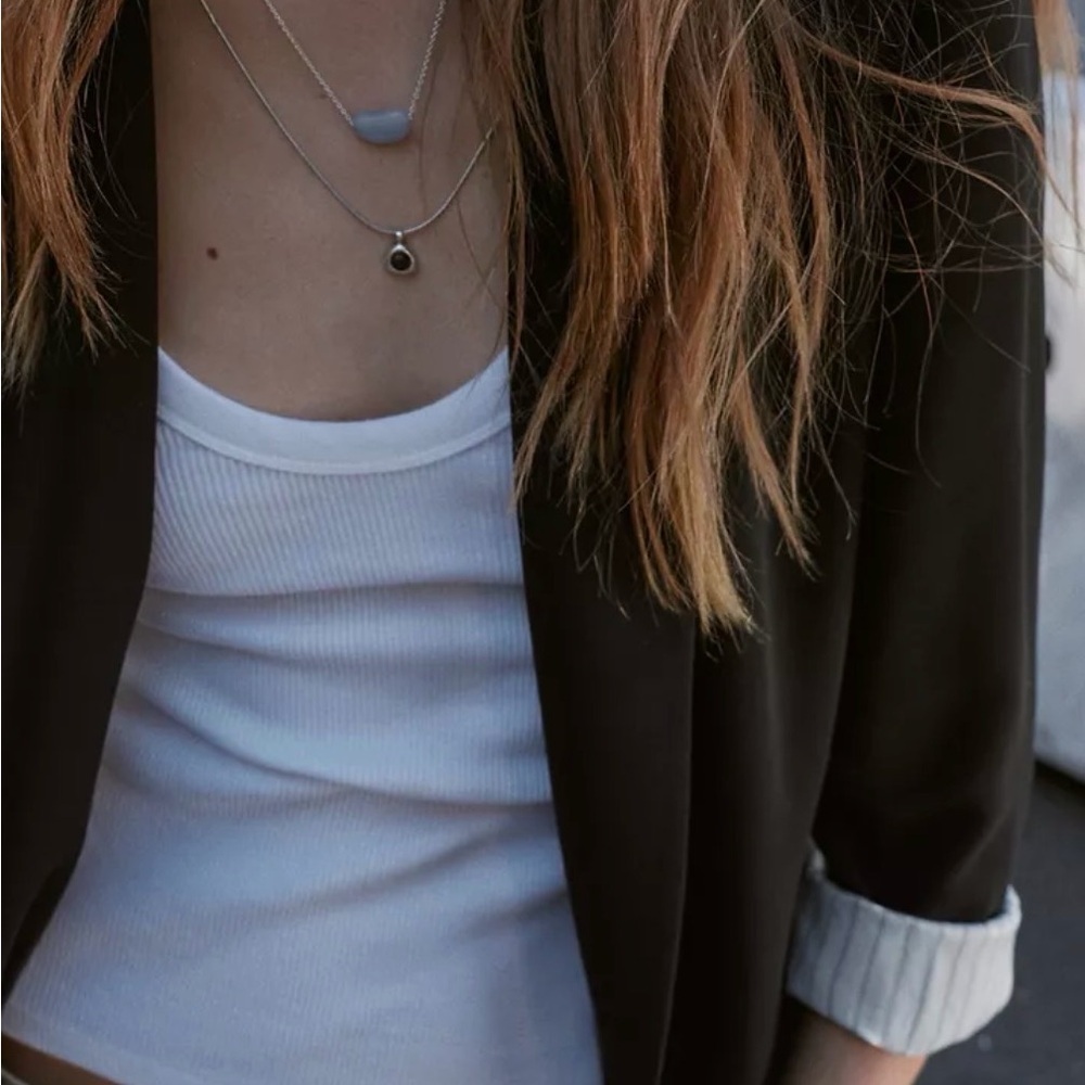Zara Printed Cuff Blazer | EUC | Sz M